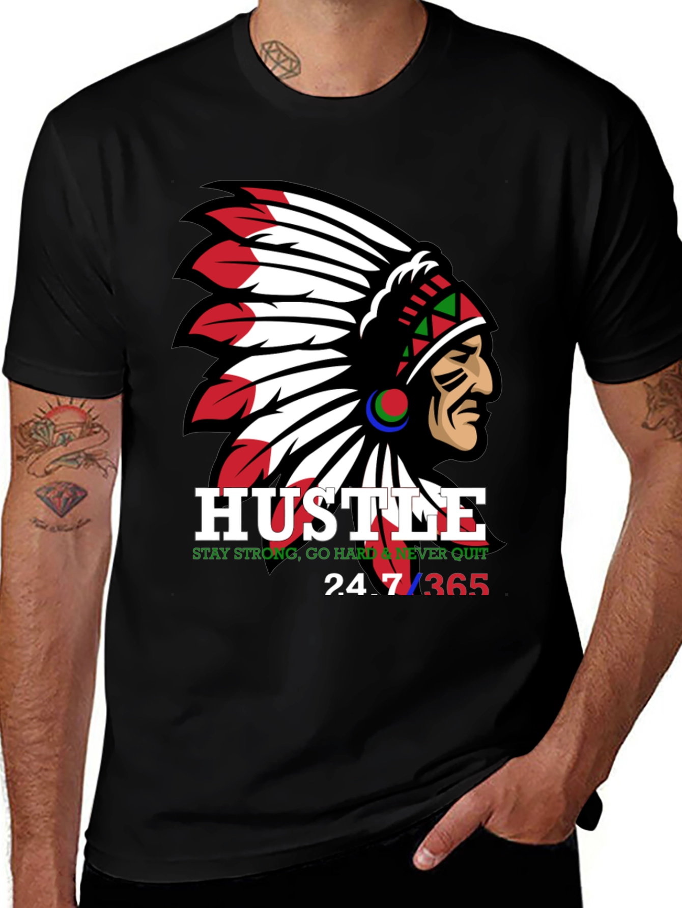 Hustle Graphic T-Shirt