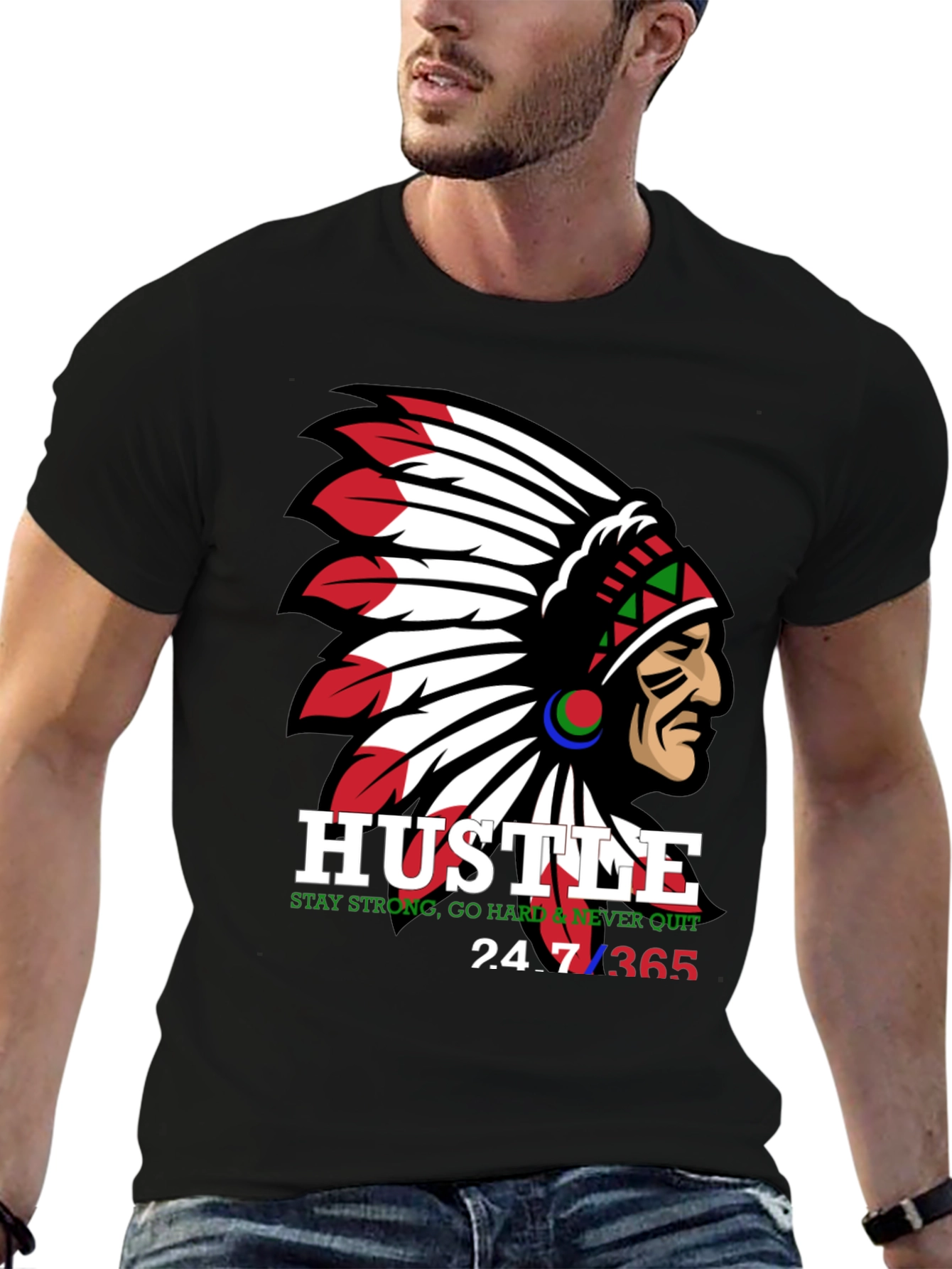 Hustle Graphic T-Shirt