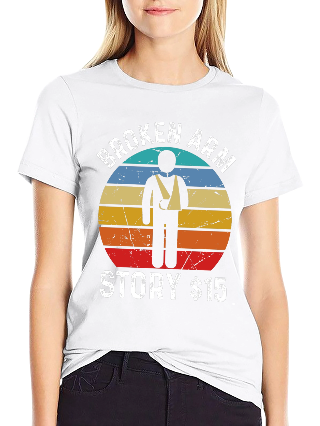Broken Arm Story T-Shirt Funny Injury Tee $15