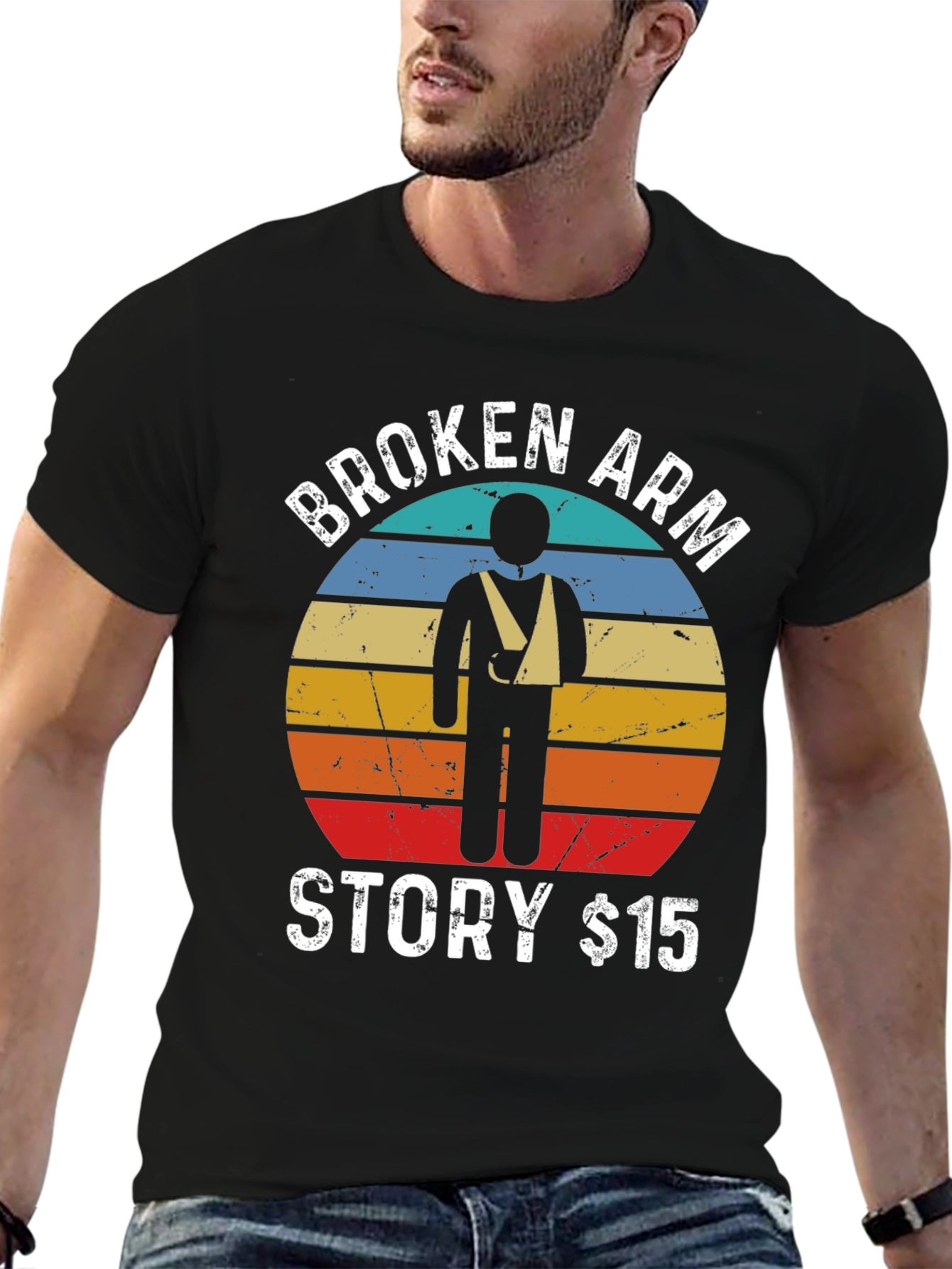 Broken Arm Story T-Shirt Funny Injury Tee $15