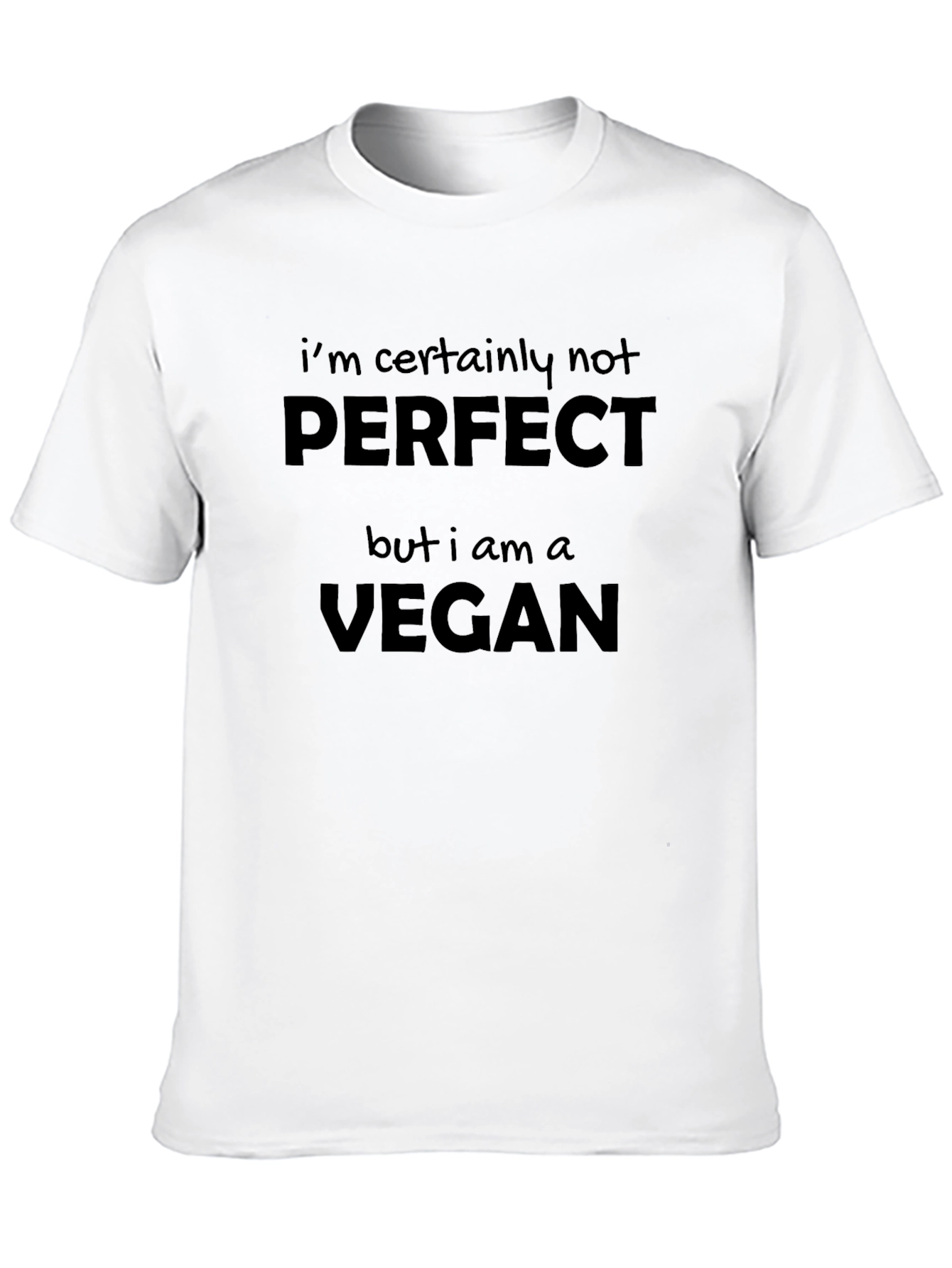 Vegan Statement T-Shirt: Imperfectly Vegan