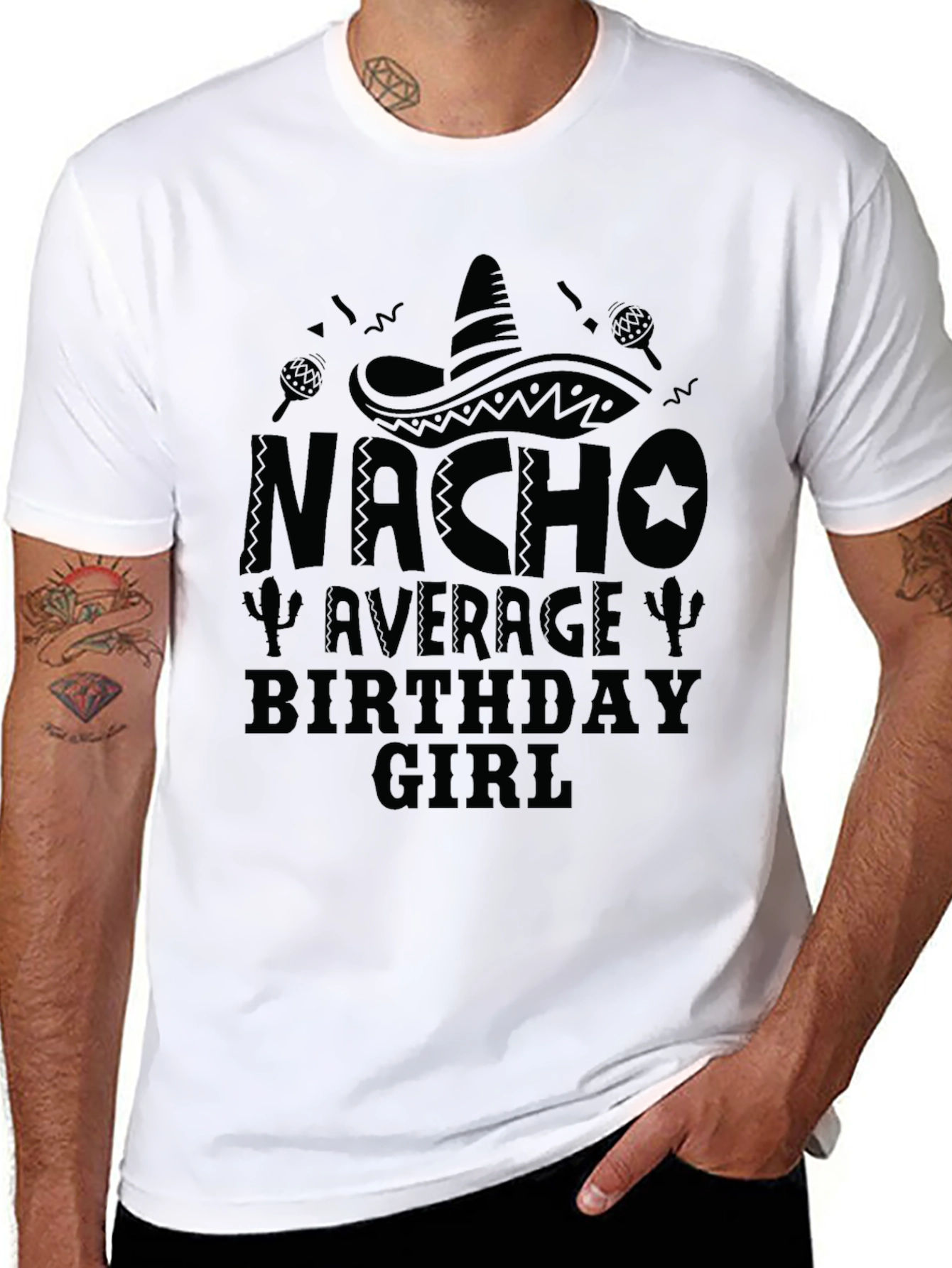 Nacho Average Birthday Girl T-Shirt