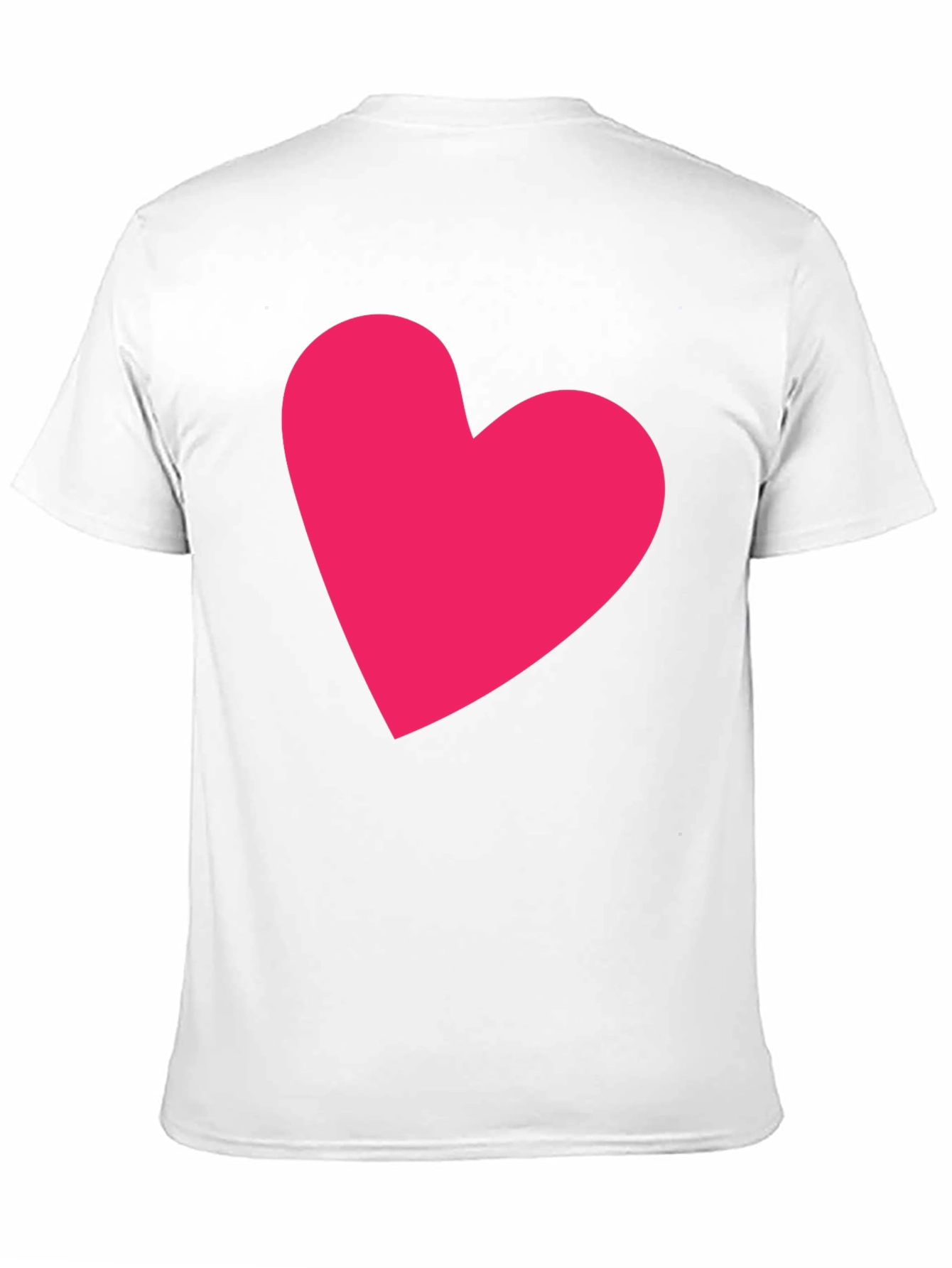 Heart Graphic Tee - Casual Black Cotton T-Shirt