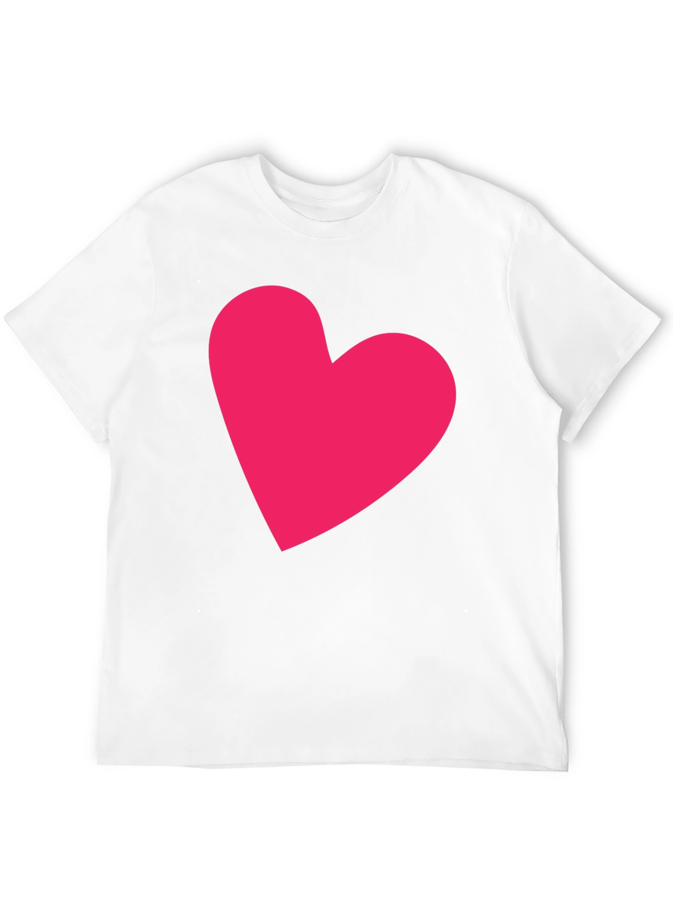 Heart Graphic Tee - Casual Black Cotton T-Shirt