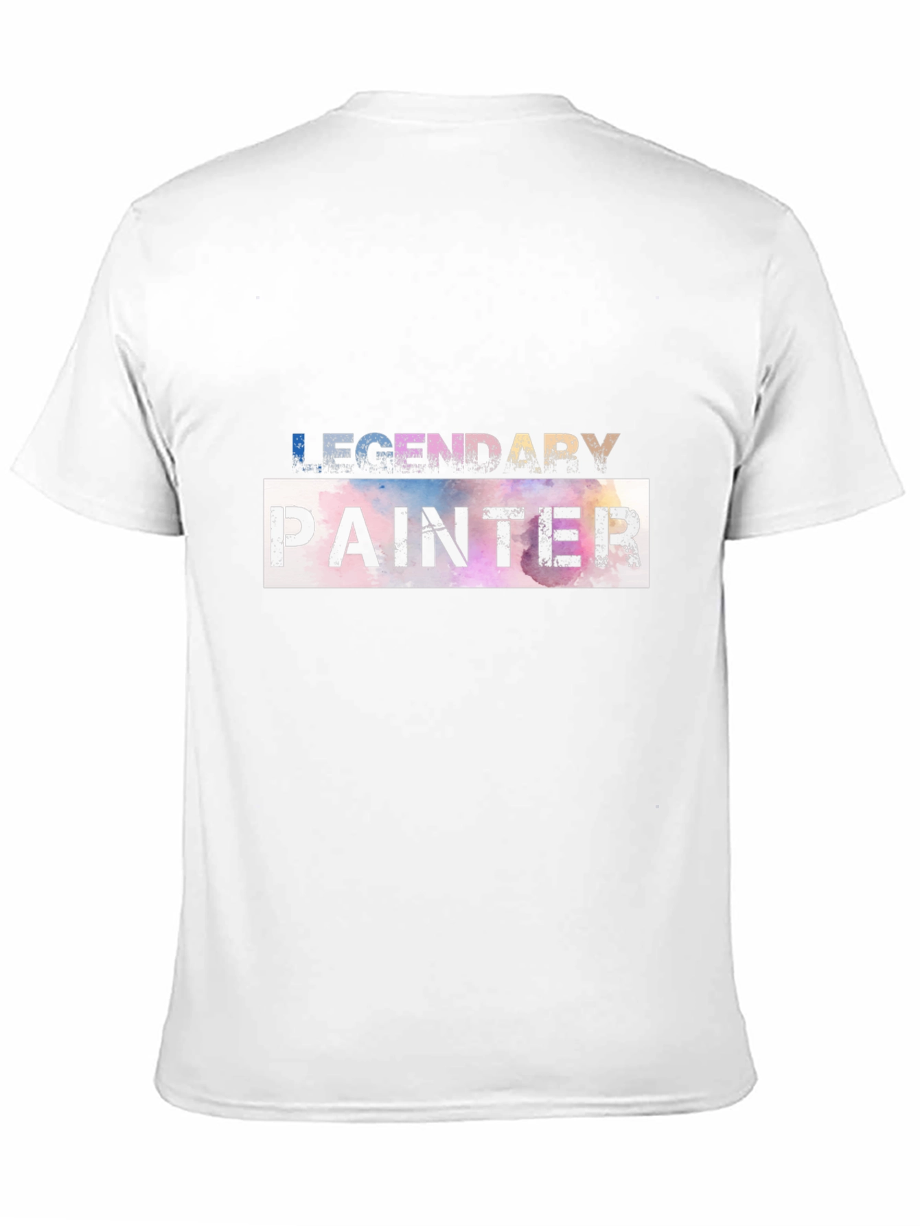Legendary Painter Graphic Tee - Artistic Black T-Shirt