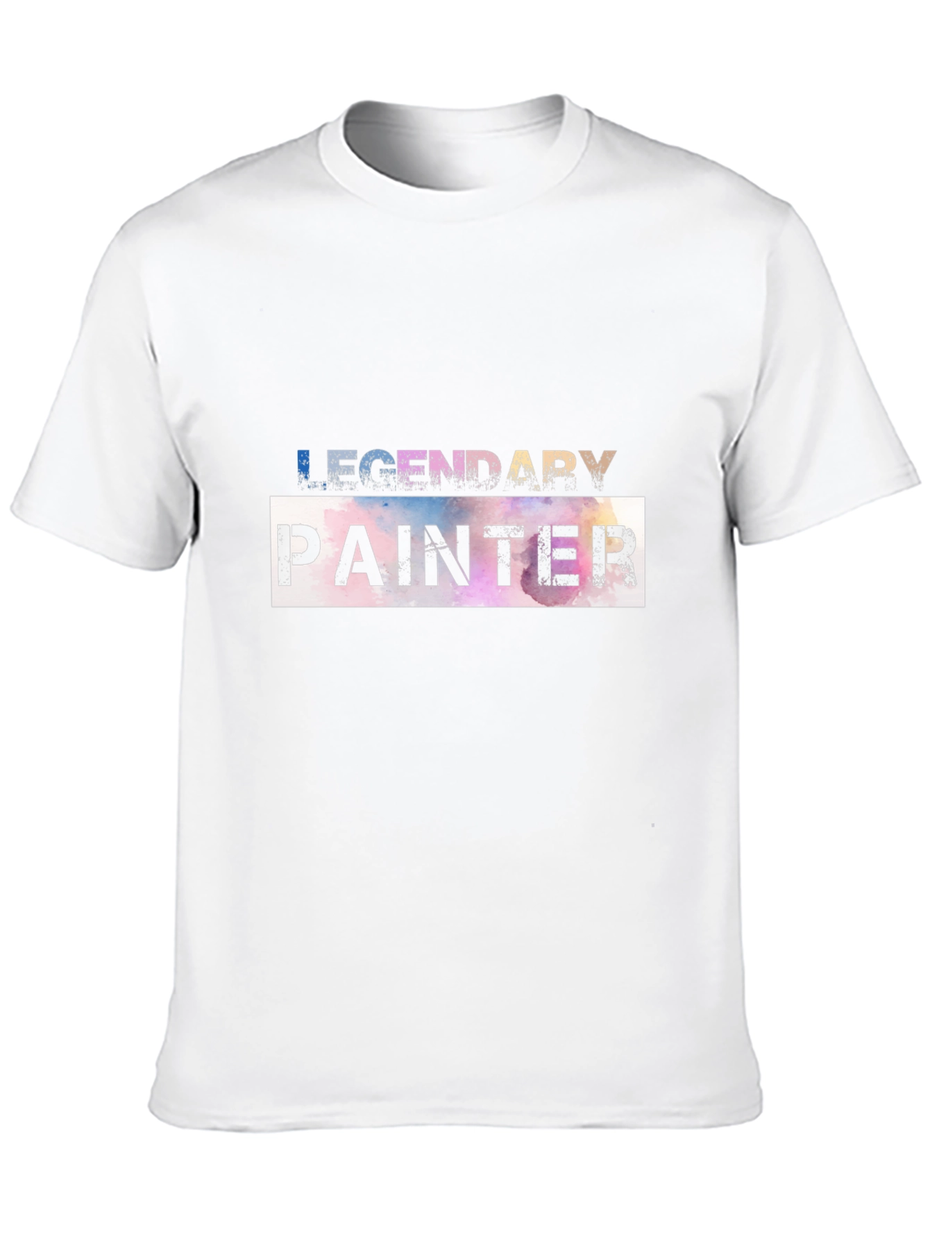Legendary Painter Graphic Tee - Artistic Black T-Shirt