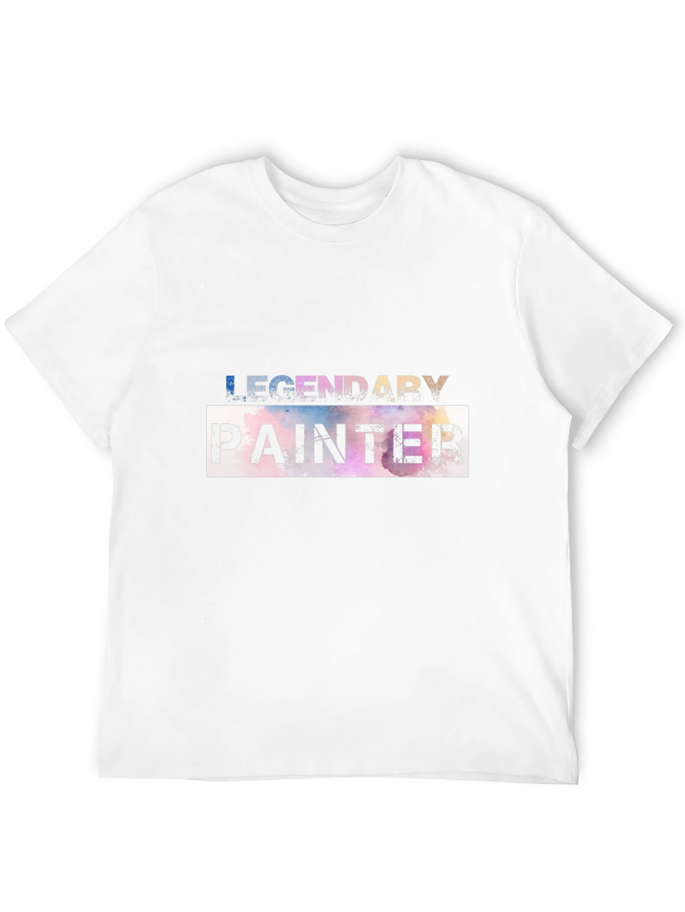 Legendary Painter Graphic Tee - Artistic Black T-Shirt