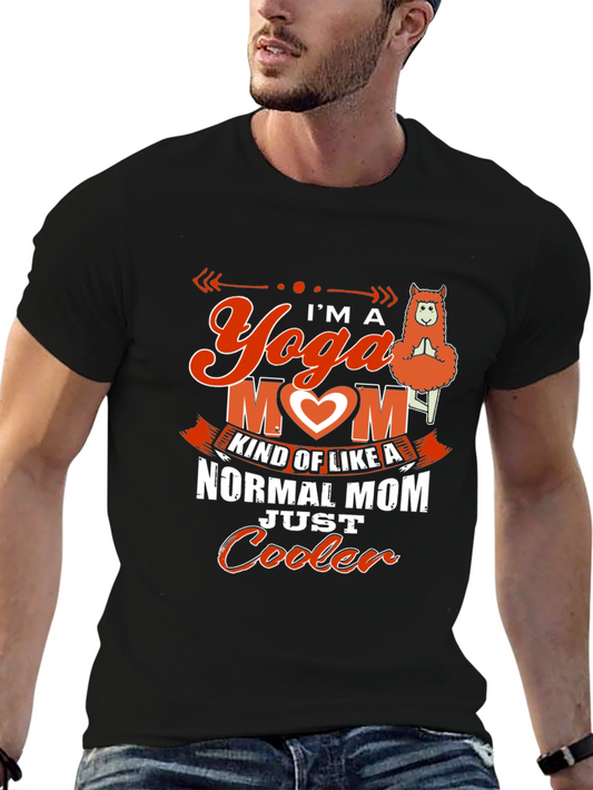 Yoga Mom T-Shirt - Funny & Cool Design