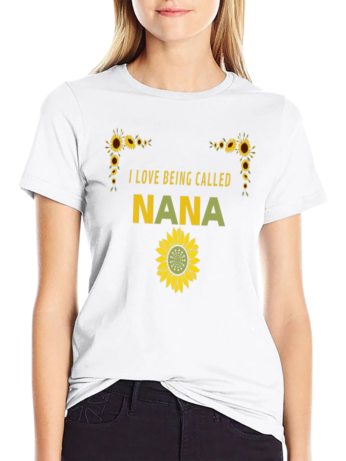 I Love Being Called Nana Sunflower T-Shirt