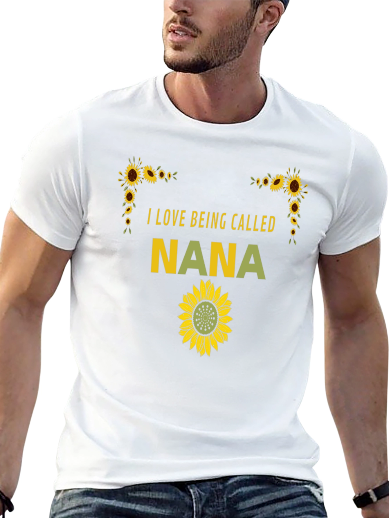 I Love Being Called Nana Sunflower T-Shirt