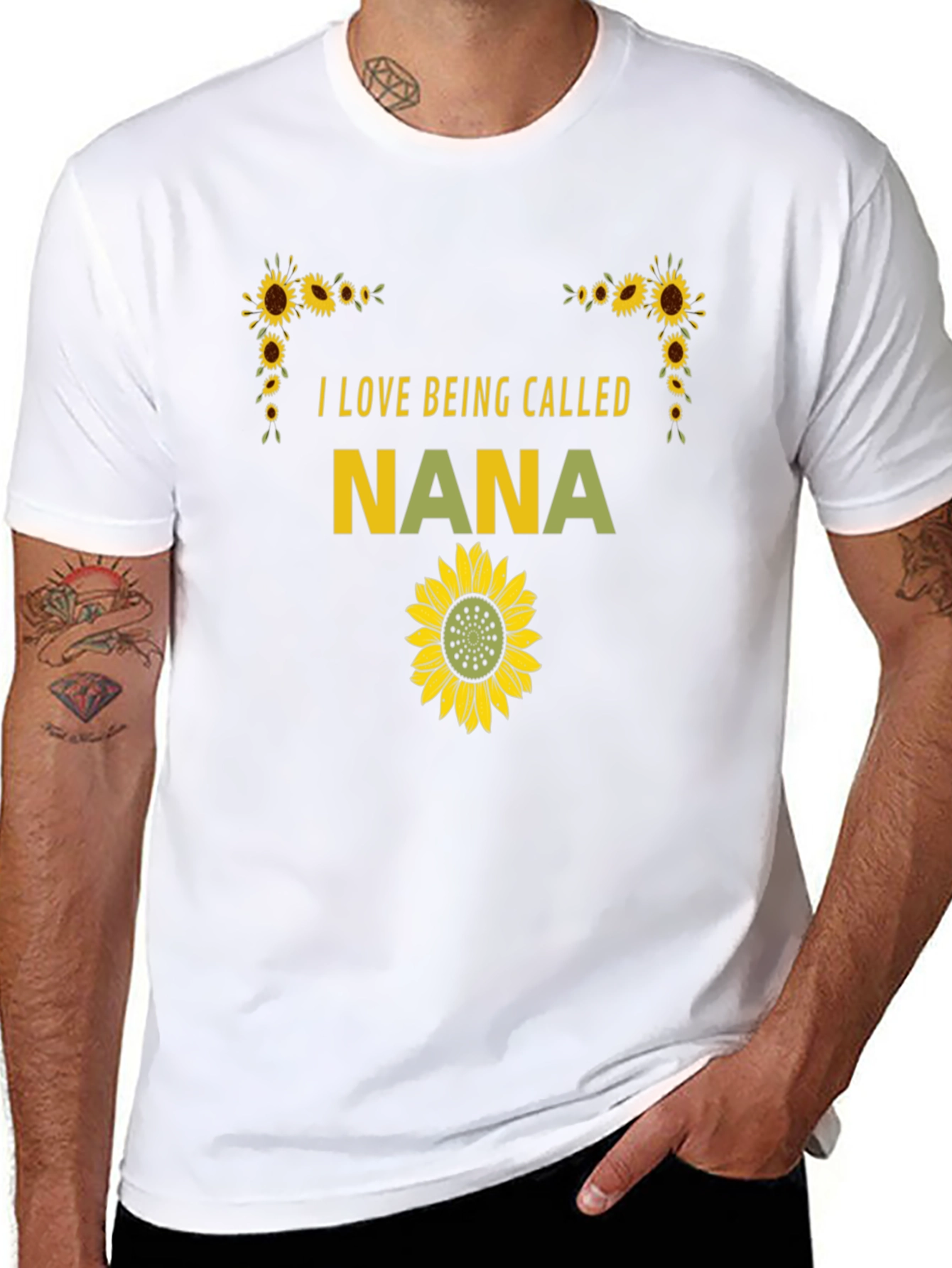 I Love Being Called Nana Sunflower T-Shirt