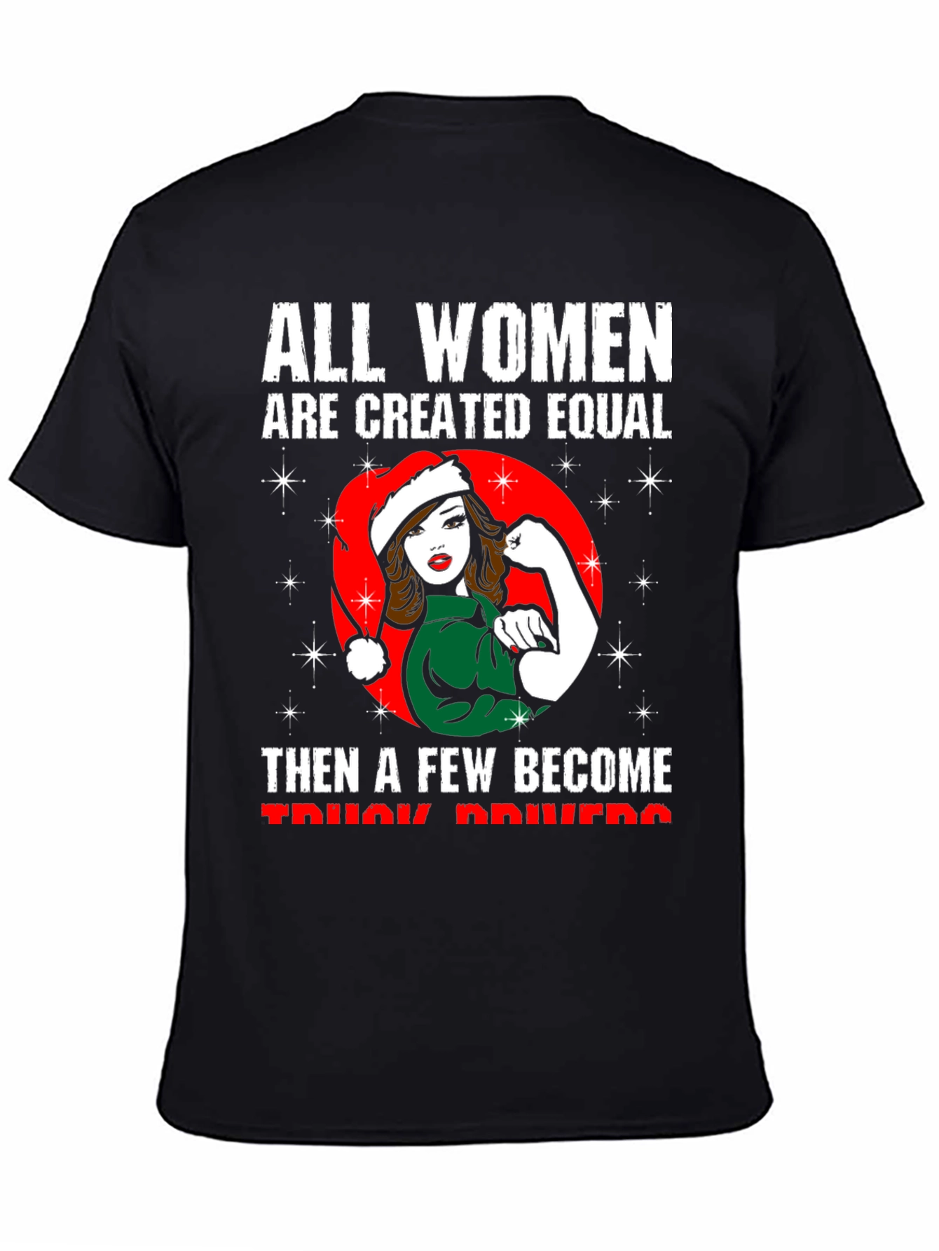 Empowered Women Truck Driver Graphic Tee