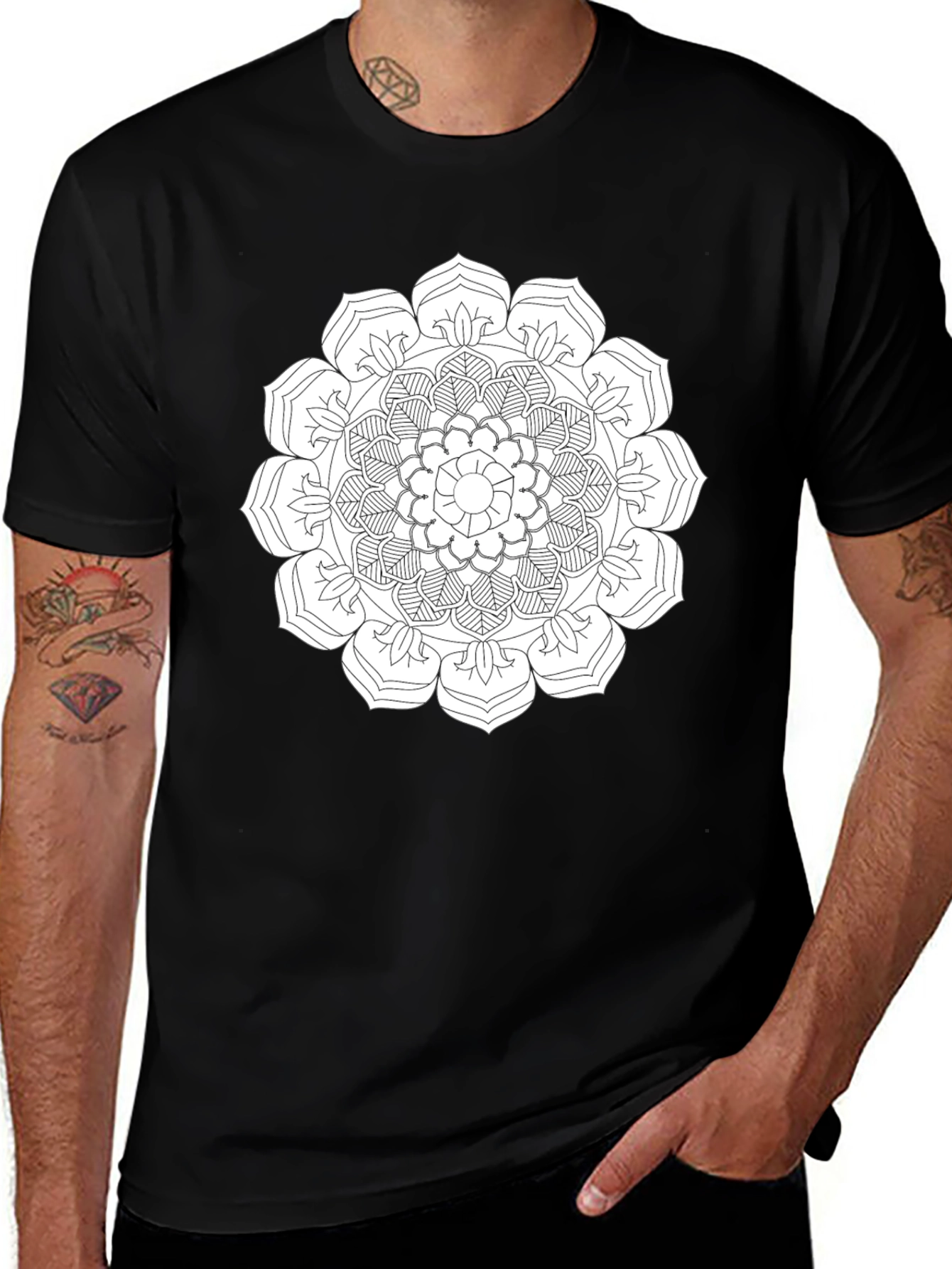 Mandala Graphic Tee - Stylish Comfort