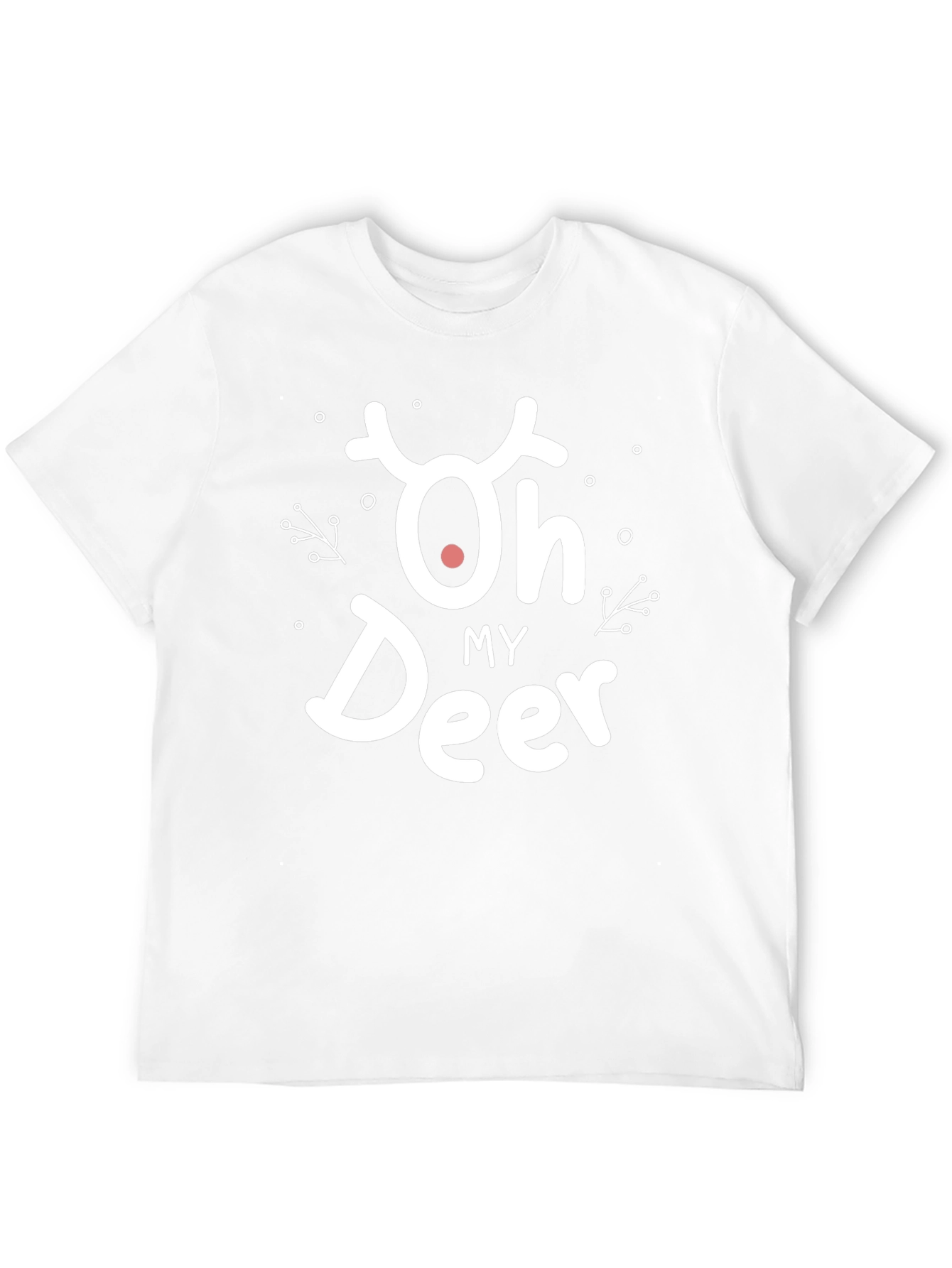 Oh My Deer Christmas Holiday Graphic T-Shirt