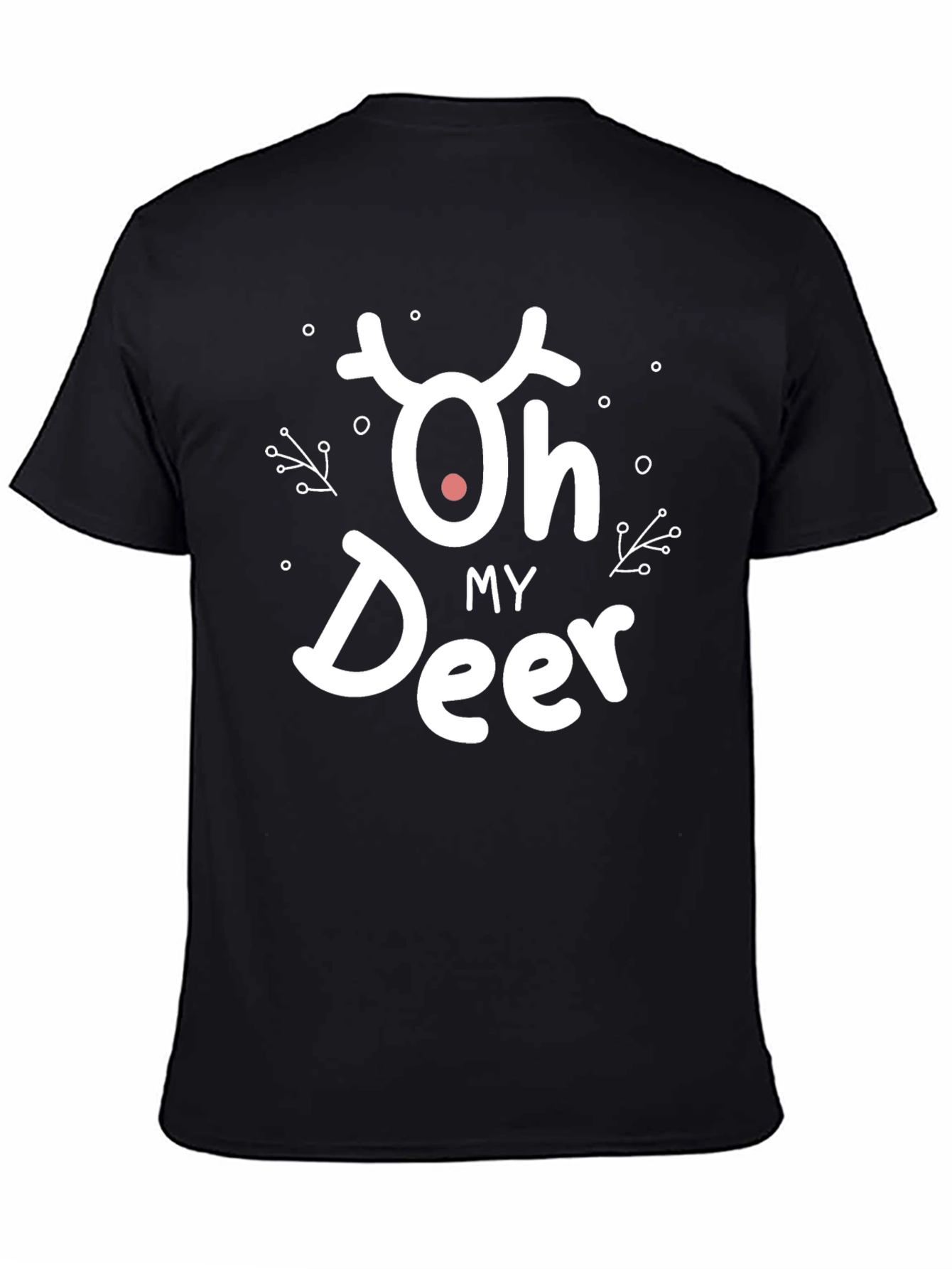 Oh My Deer Christmas Holiday Graphic T-Shirt