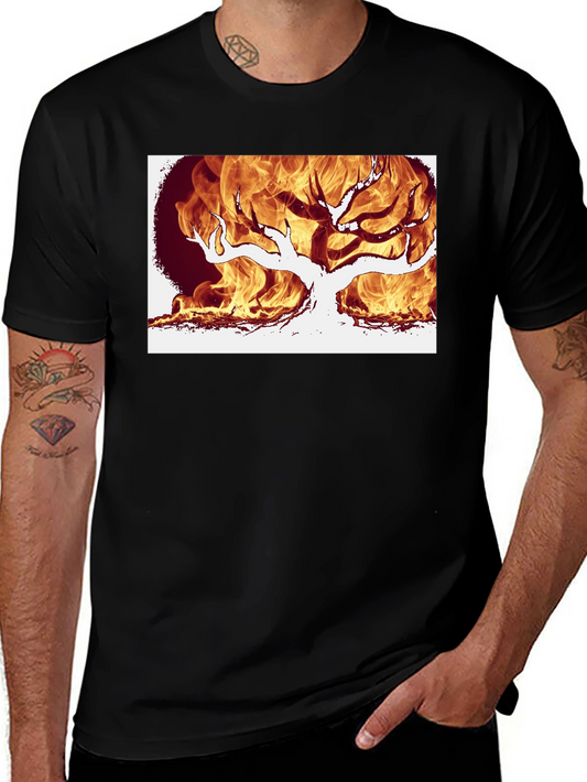 Burning Tree Graphic Tee