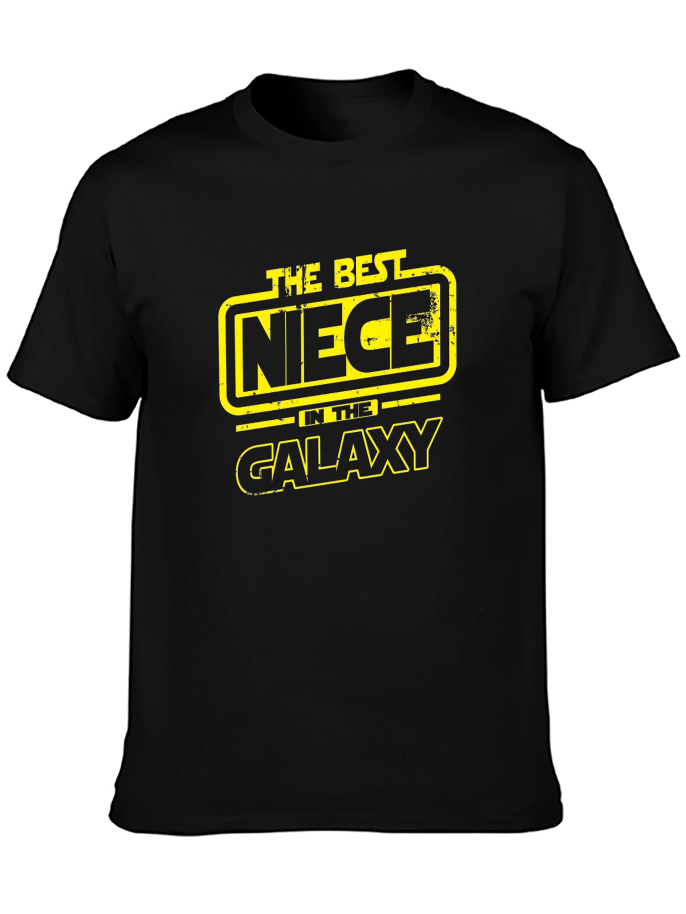 The Best Niece in the Galaxy Black T-Shirt