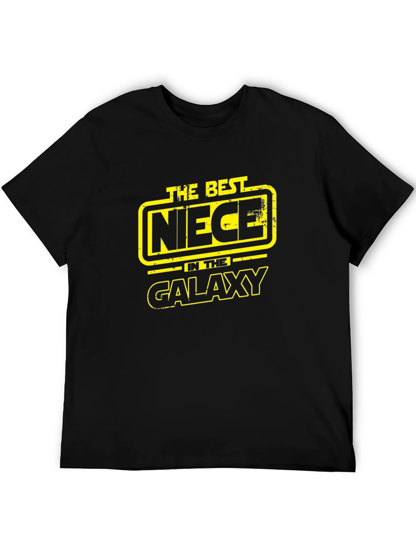 The Best Niece in the Galaxy Black T-Shirt