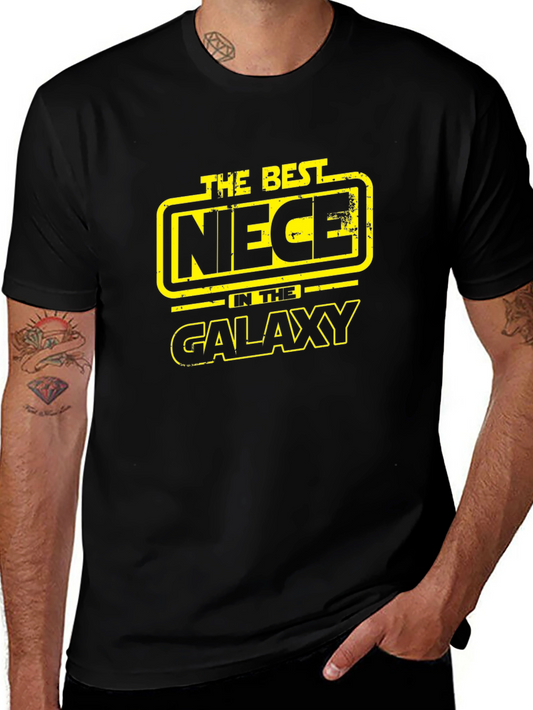 The Best Niece in the Galaxy Black T-Shirt