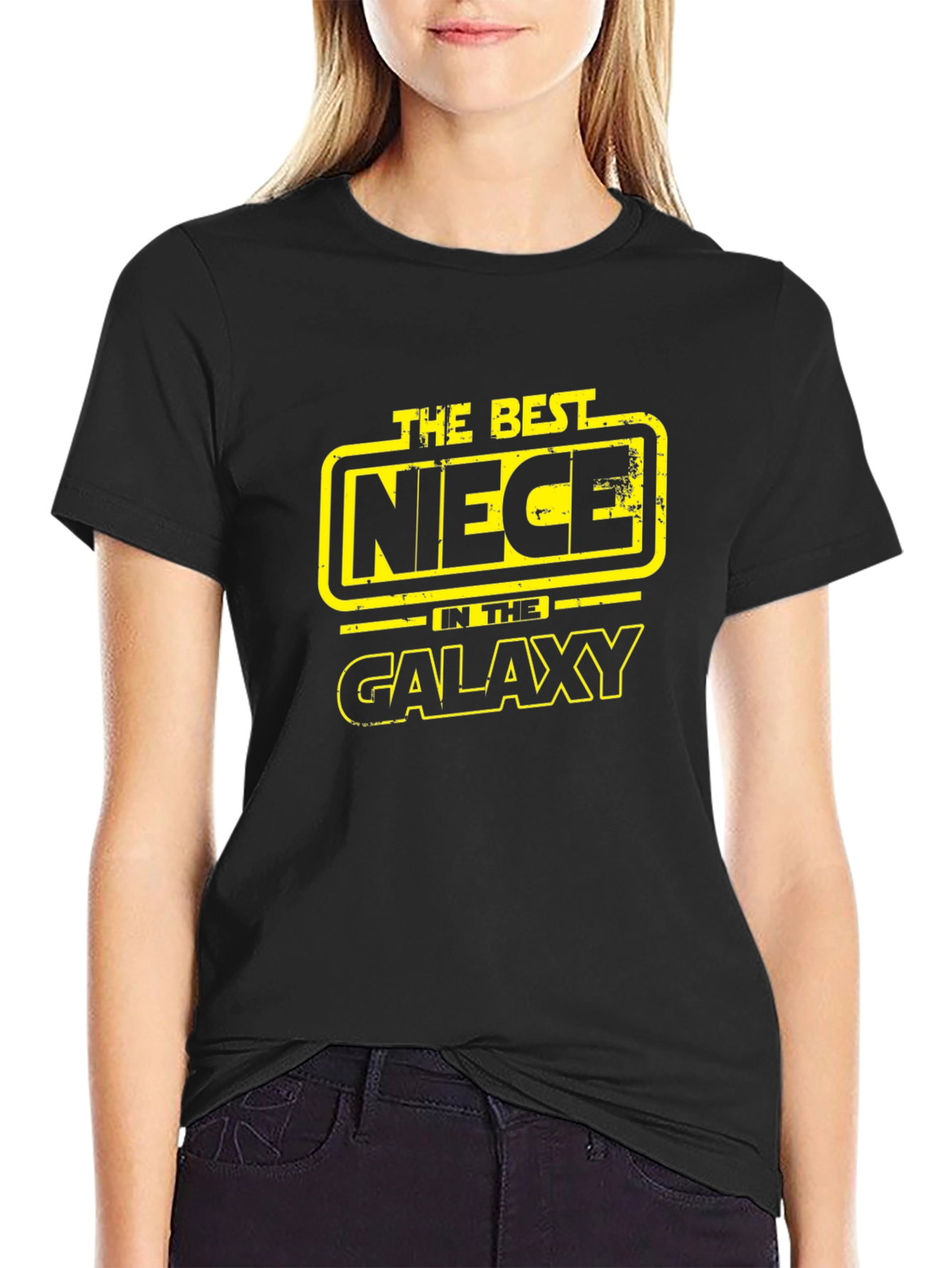 The Best Niece in the Galaxy Black T-Shirt