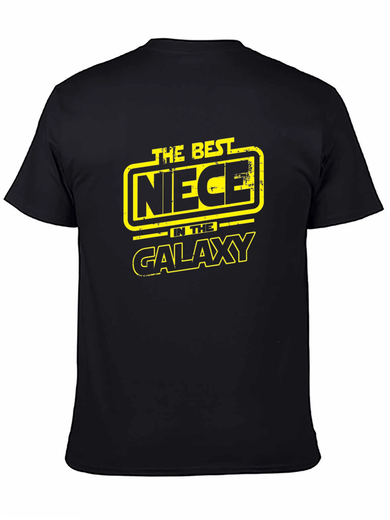 The Best Niece in the Galaxy Black T-Shirt