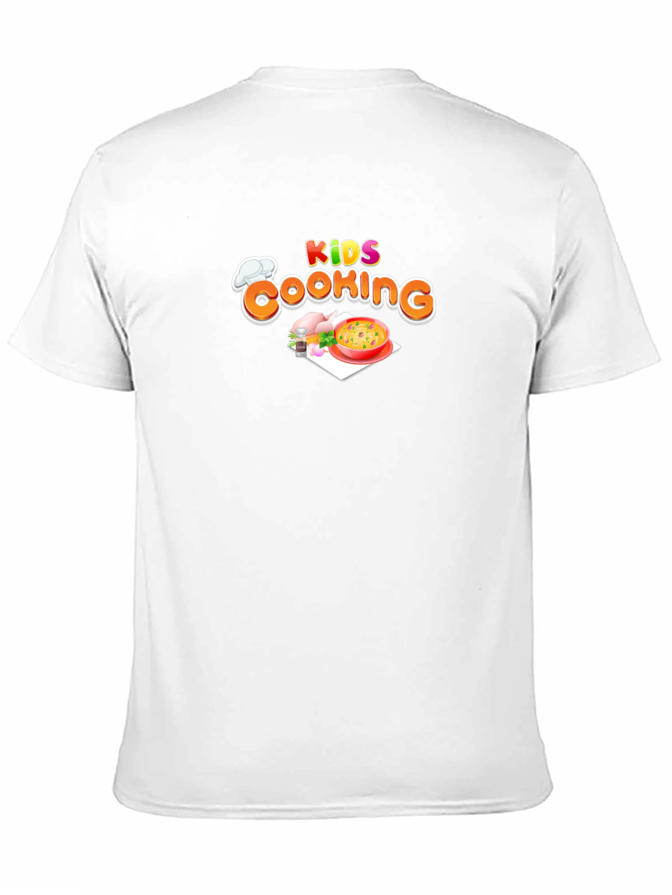 Kids Cooking Black Graphic T-Shirt