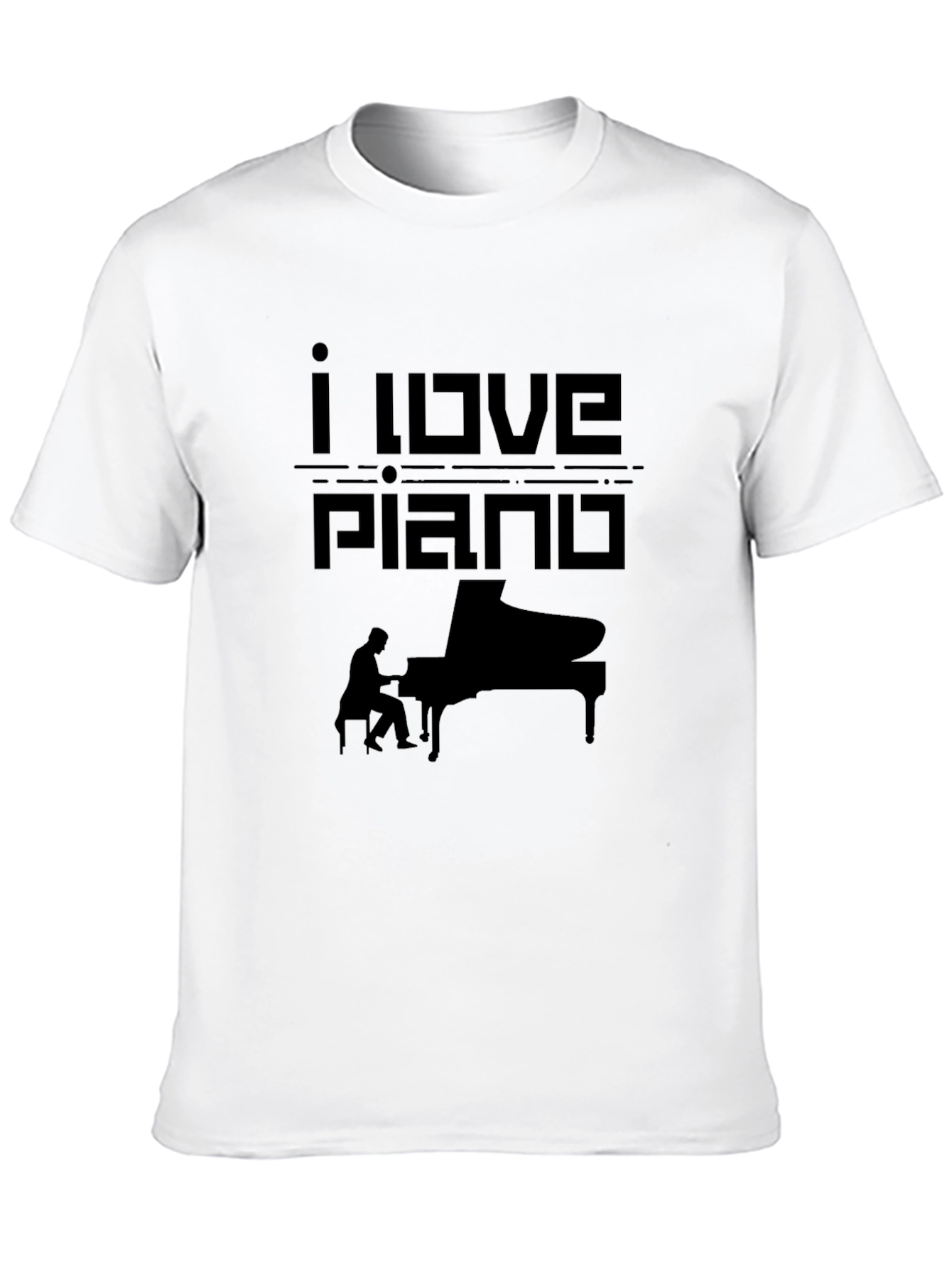I Love Piano Graphic Tee