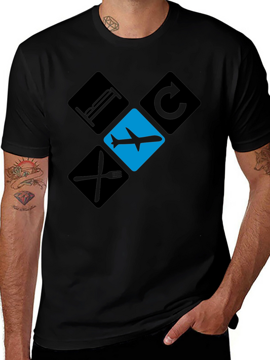 Eat Sleep Fly Repeat T-Shirt - Travelers Graphic Tee