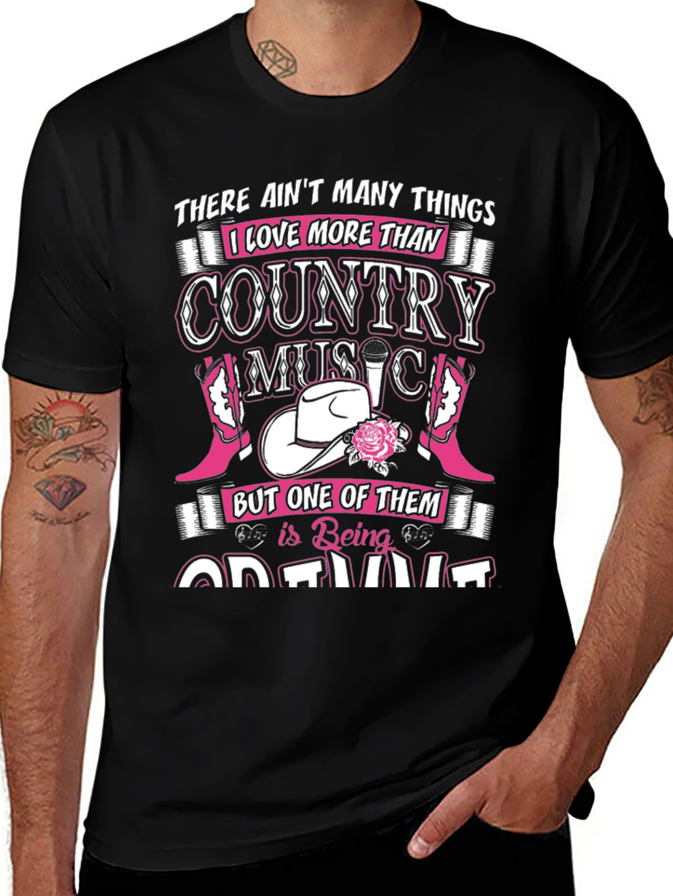 Country Music Fan Graphic T-Shirt