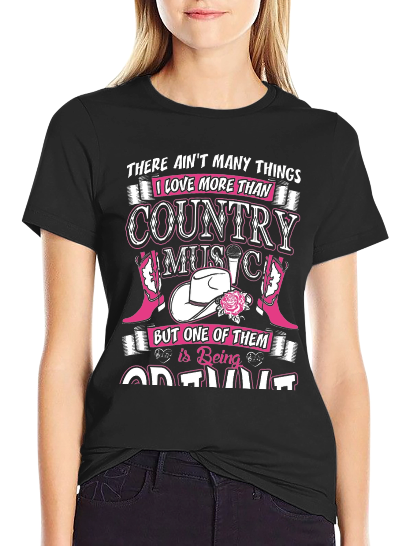 Country Music Fan Graphic T-Shirt