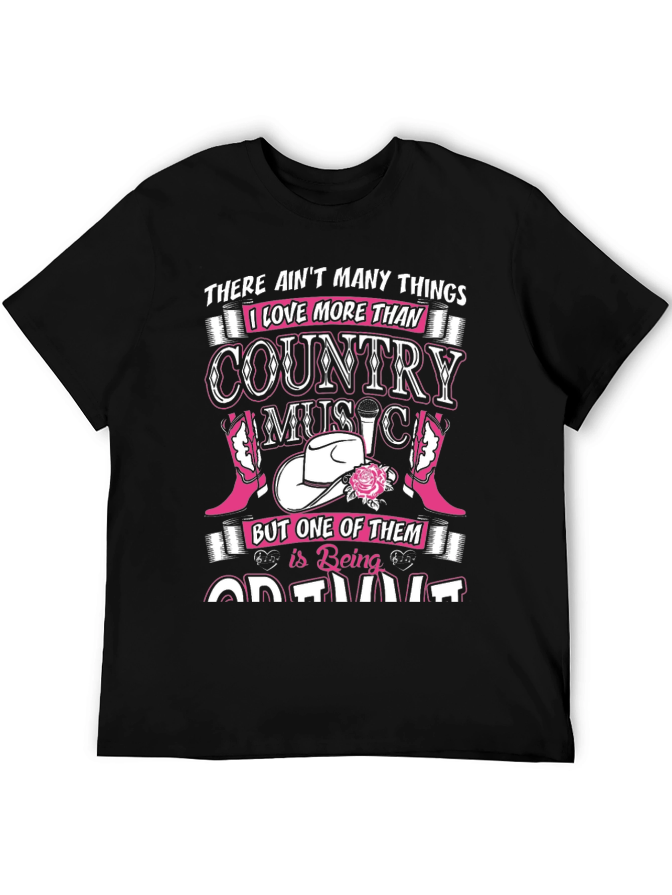 Country Music Fan Graphic T-Shirt