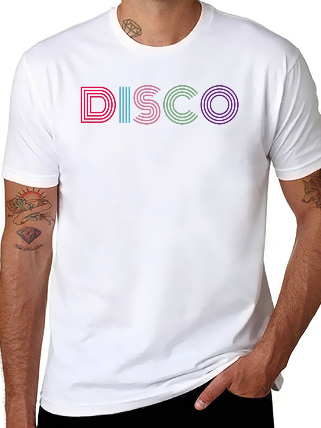 Retro Disco T-Shirt - Stylish Party Tee