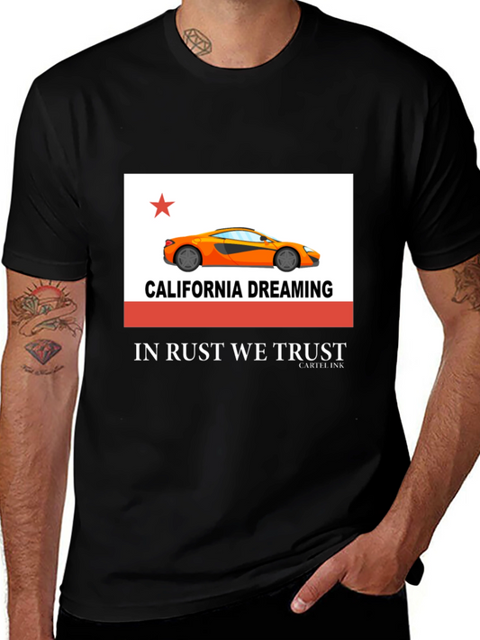 California Dreaming Car T-Shirt - In Rust We Trust
