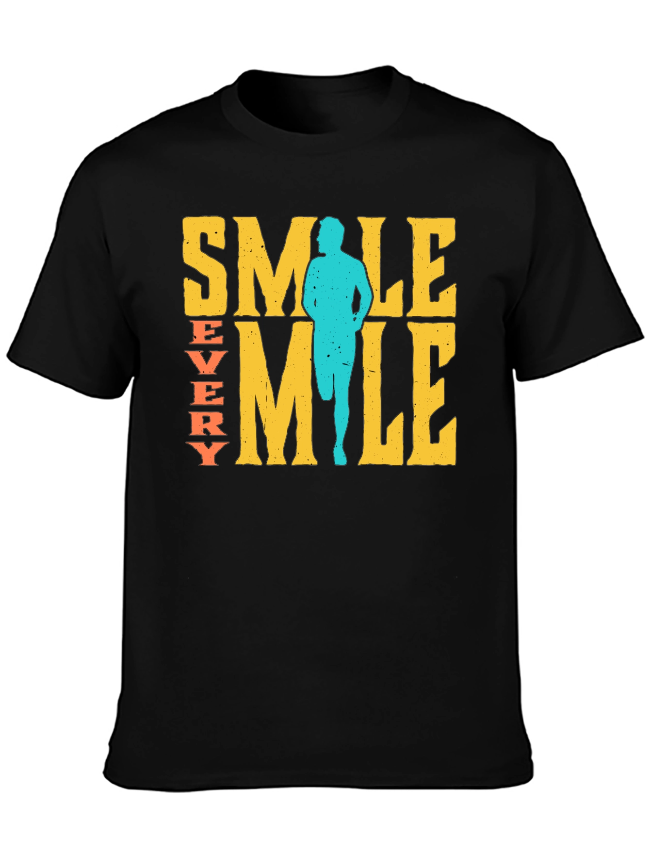 Smile Every Mile Runner Graphic Tee