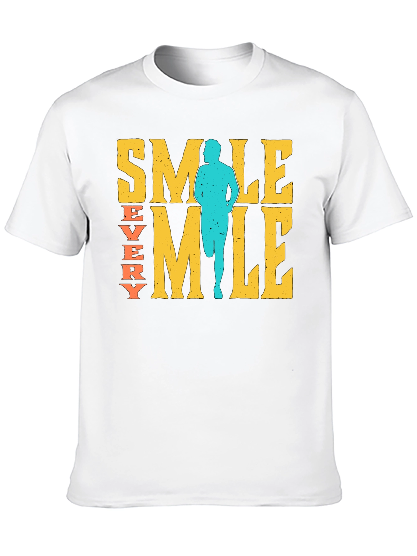 Smile Every Mile Runner Graphic Tee