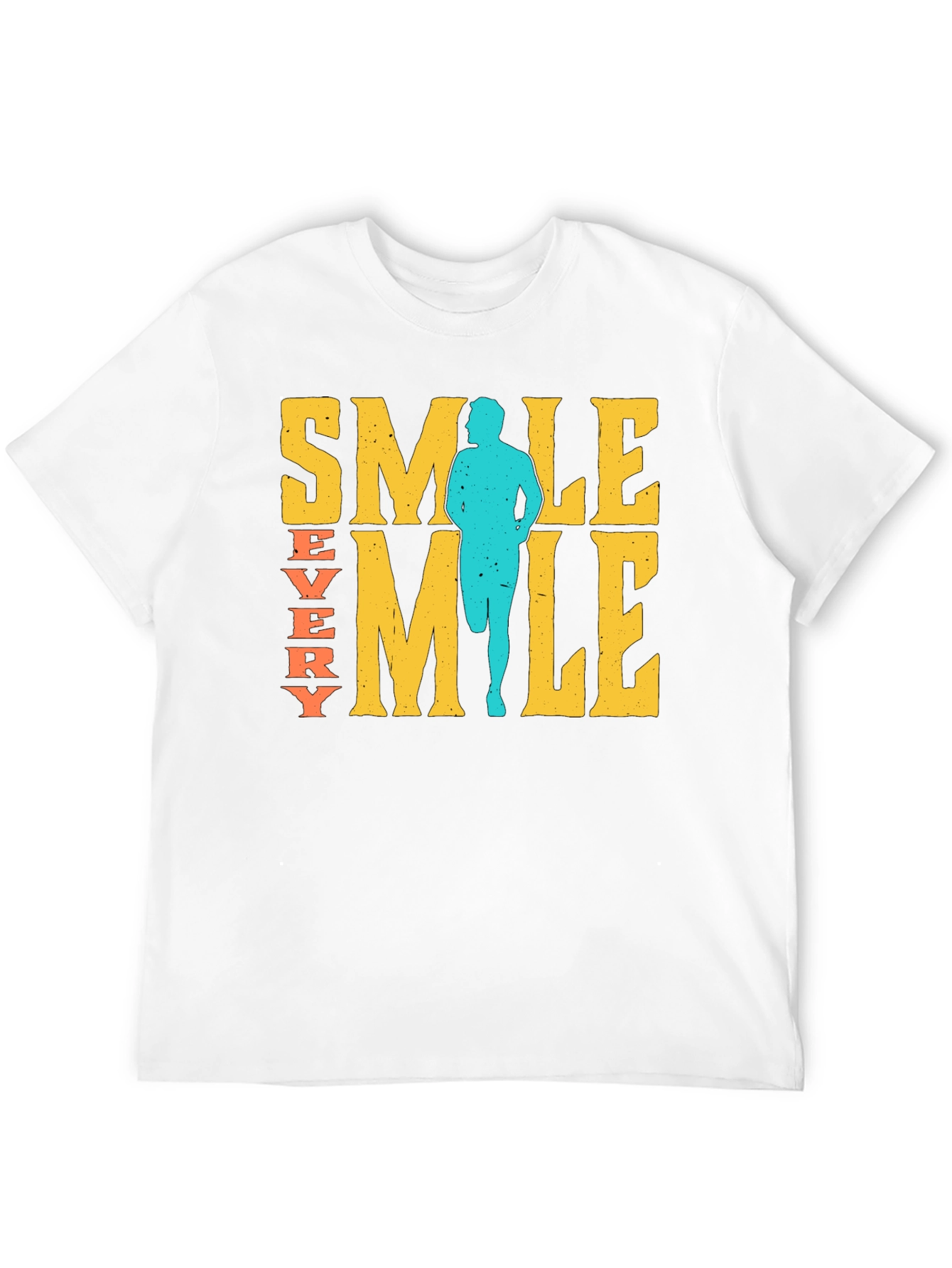 Smile Every Mile Runner Graphic Tee