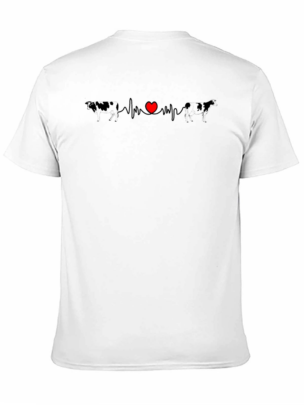 Cow Heartbeat T-Shirt: Love Dairy Farms