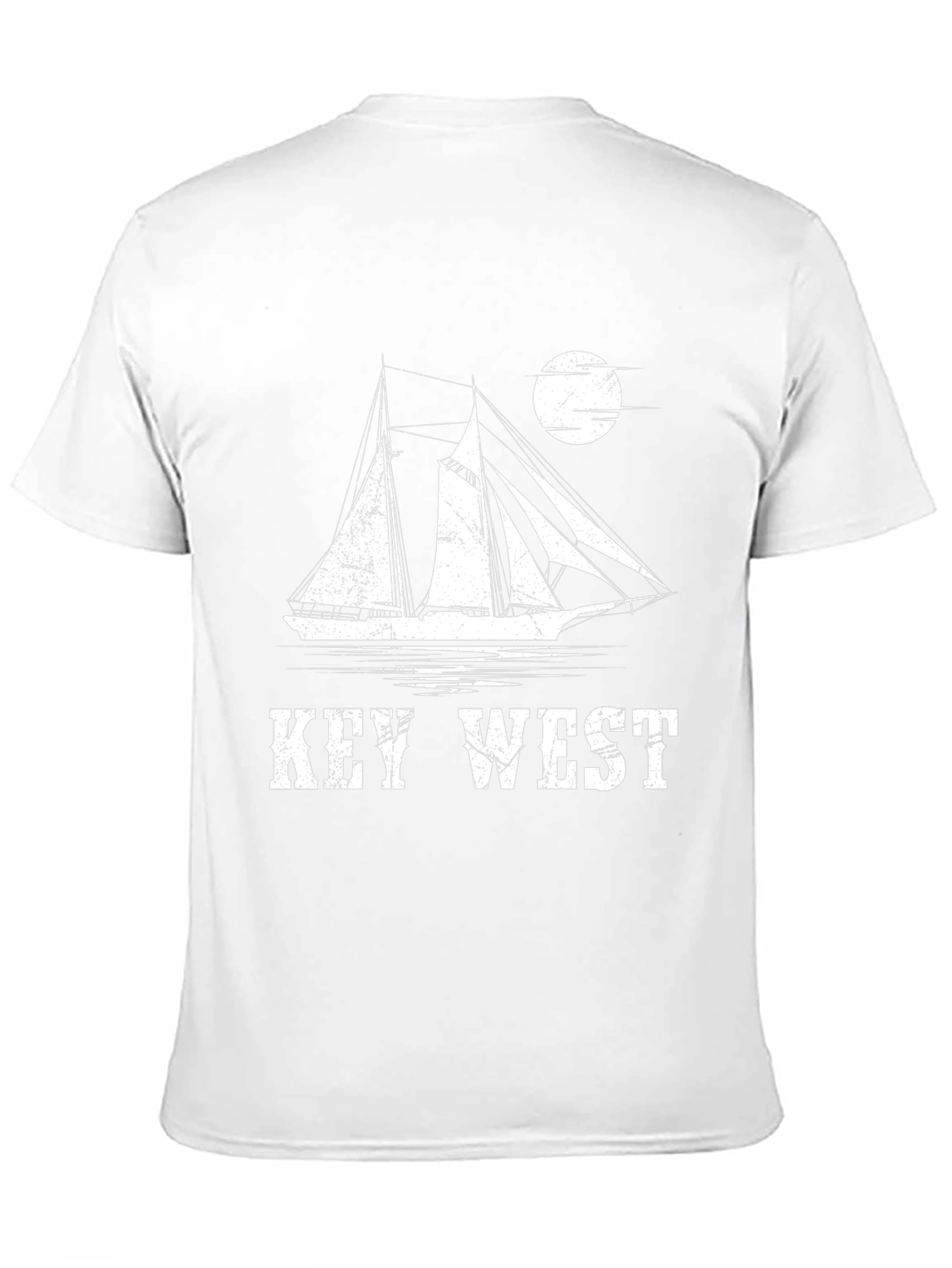 Key West Sailboat Graphic Tee - Black