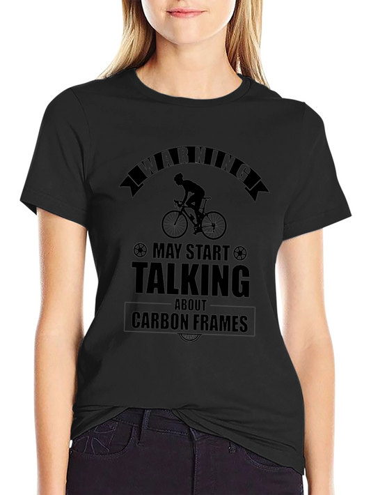 Carbon Frames T-Shirt: Cycling Enthusiast Tee