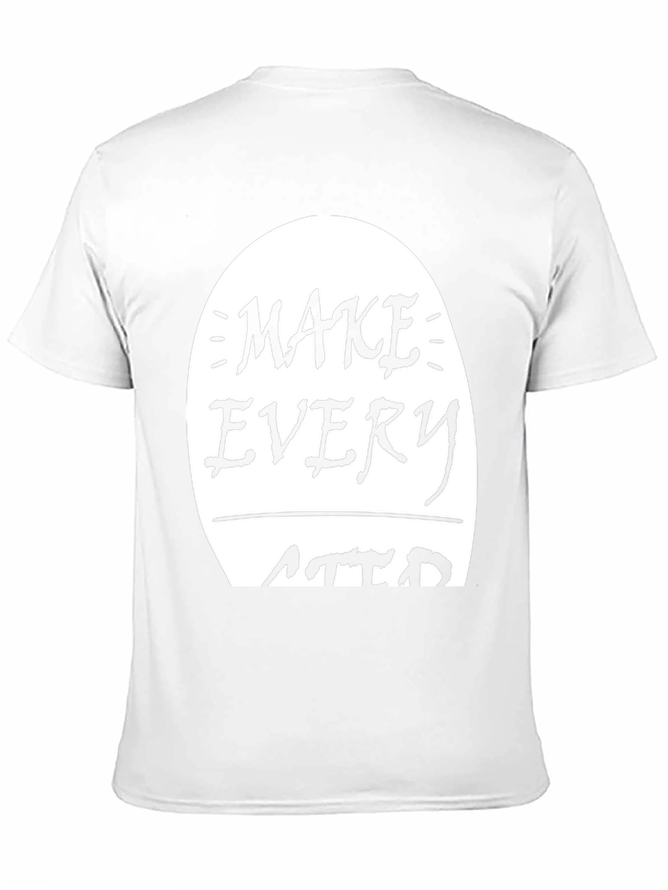 Motivational Graphic Tee - Make Every Second Matter