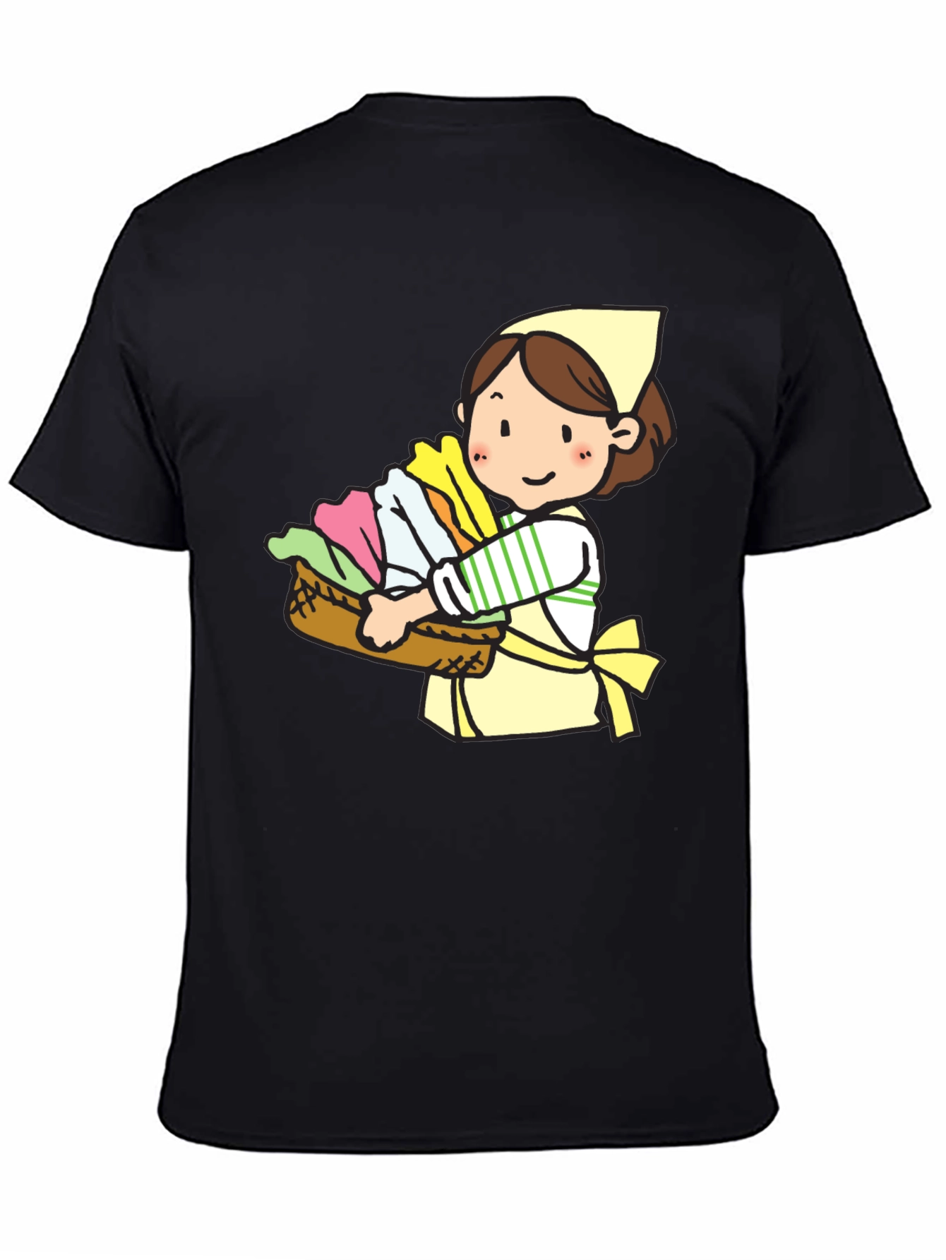 Cute Laundry Maid Graphic Tee