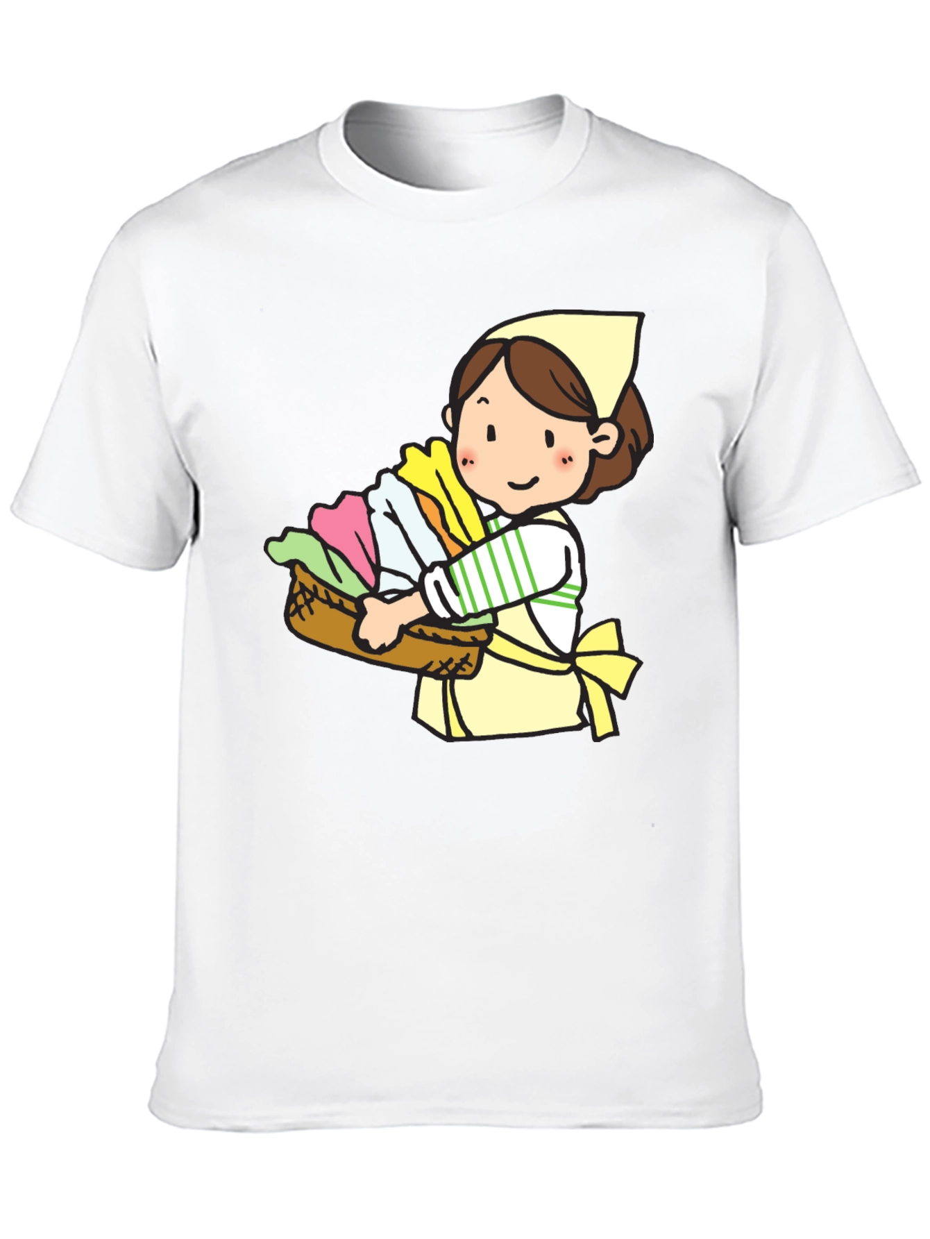 Cute Laundry Maid Graphic Tee