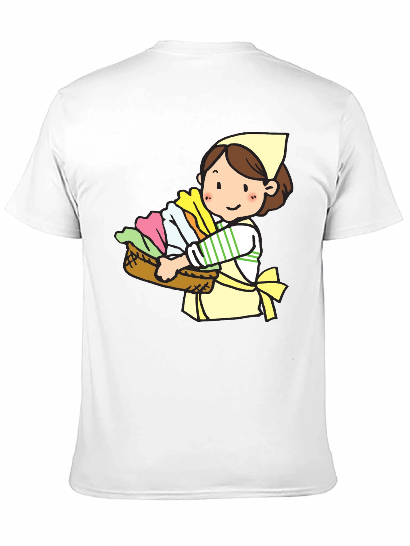 Cute Laundry Maid Graphic Tee
