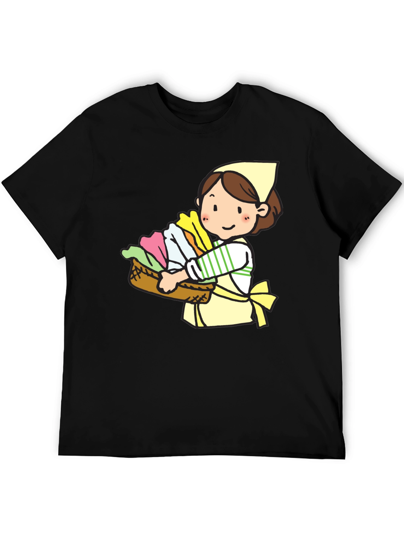Cute Laundry Maid Graphic Tee
