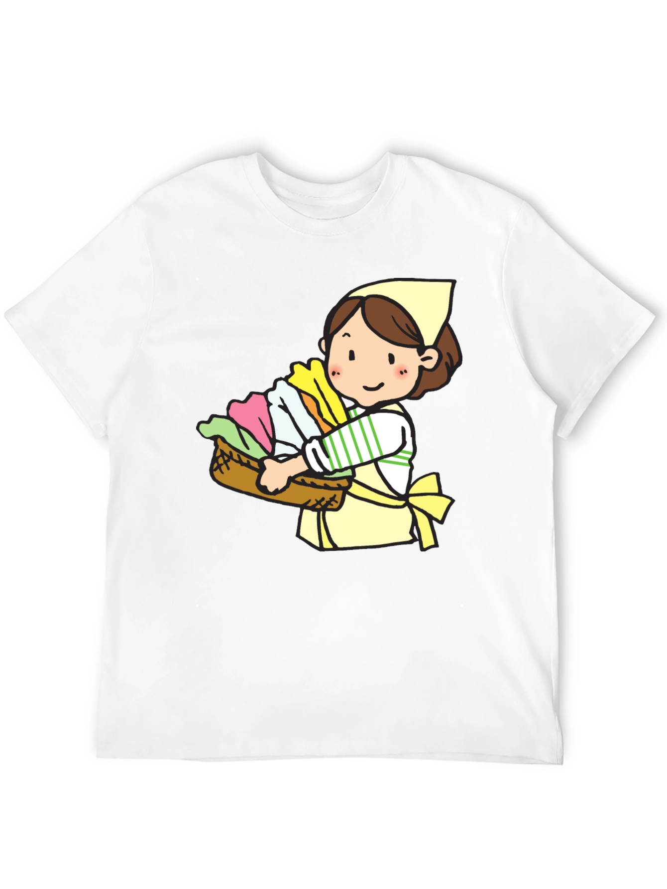 Cute Laundry Maid Graphic Tee