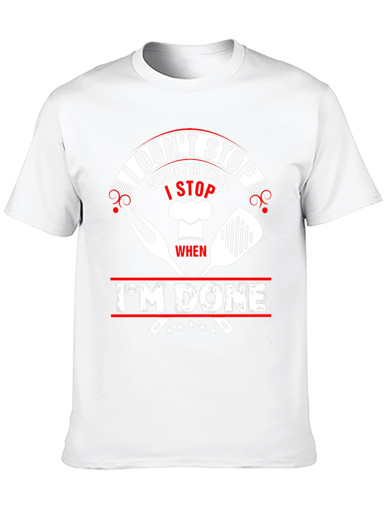 Grilling Master T-Shirt - I Dont Stop Design