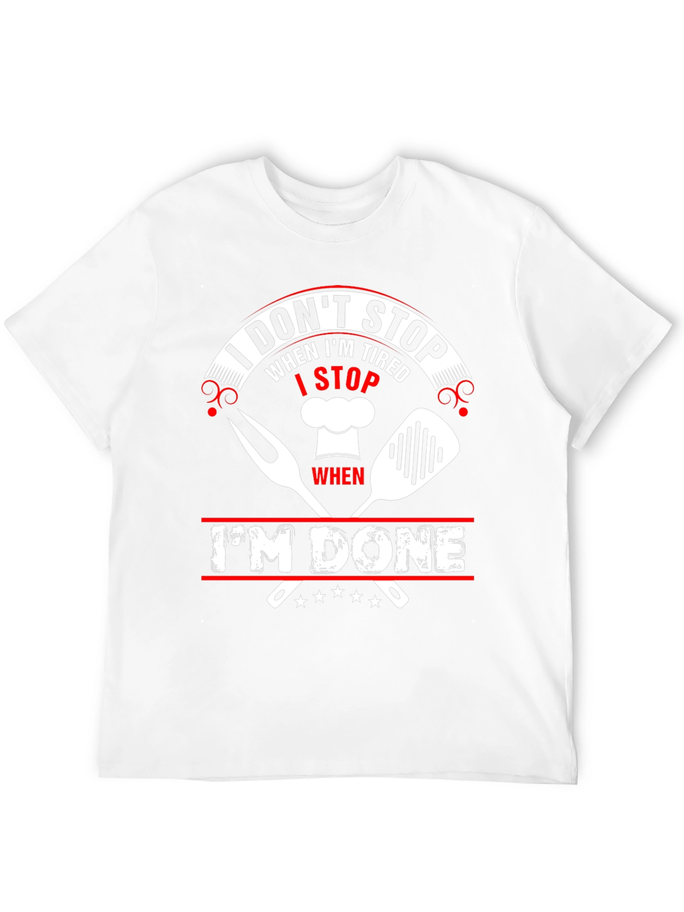 Grilling Master T-Shirt - I Dont Stop Design