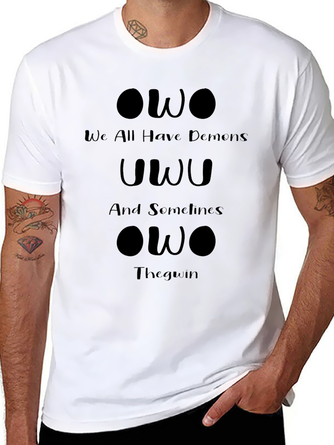 Owo UwU Demons T-Shirt - Soft Cotton Blend