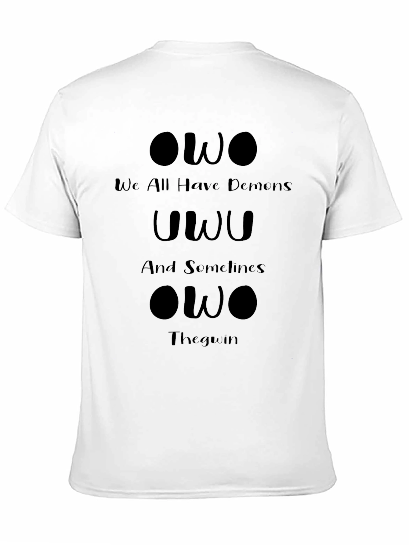 Owo UwU Demons T-Shirt - Soft Cotton Blend