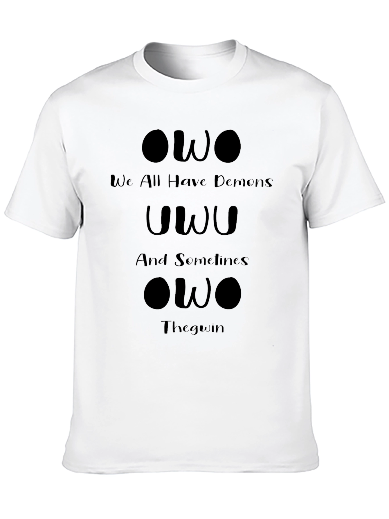 Owo UwU Demons T-Shirt - Soft Cotton Blend